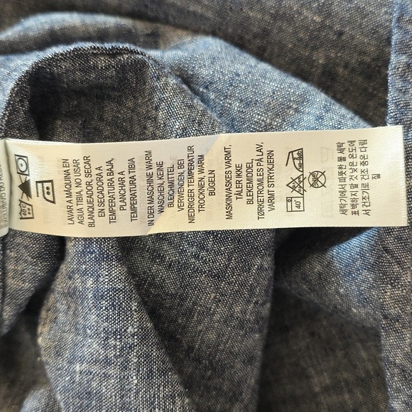 Patagonia Blue & White Mens Shirt.  Size XXL - Picture 10 of 13